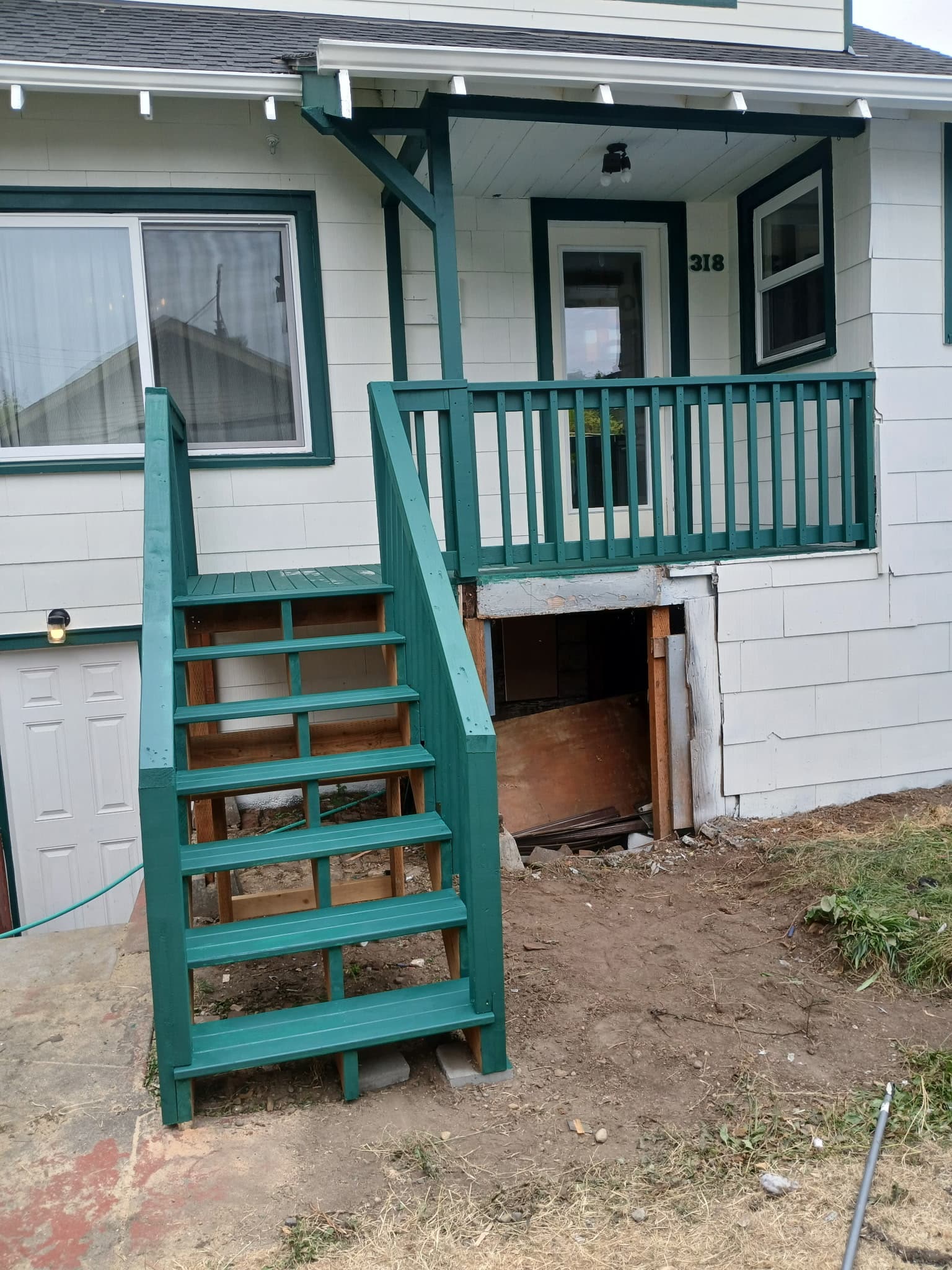 Residential deck construction project by Dave's General Contract